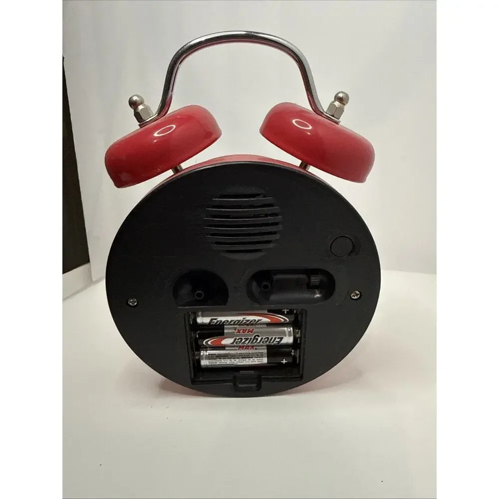 Feldstein And Associates Wacky Wakers Red Rooster Tabletop Alarm Clock - Working